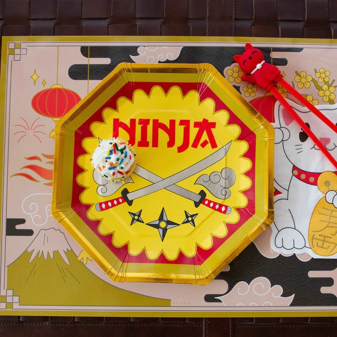 Ma Fete Ninja Dinner Plates - Pack of 2