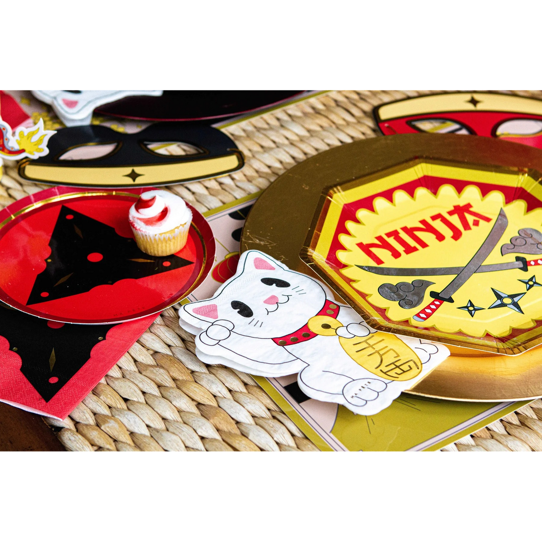 Ma Fete Lucky Cat Napkins - Set of 24