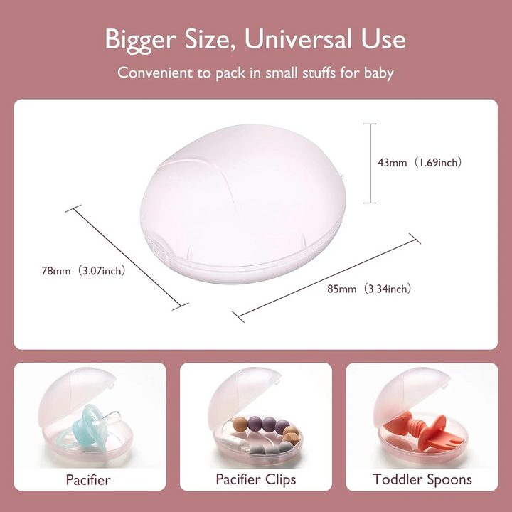 Momcozy Nipple Shields with pink storage case