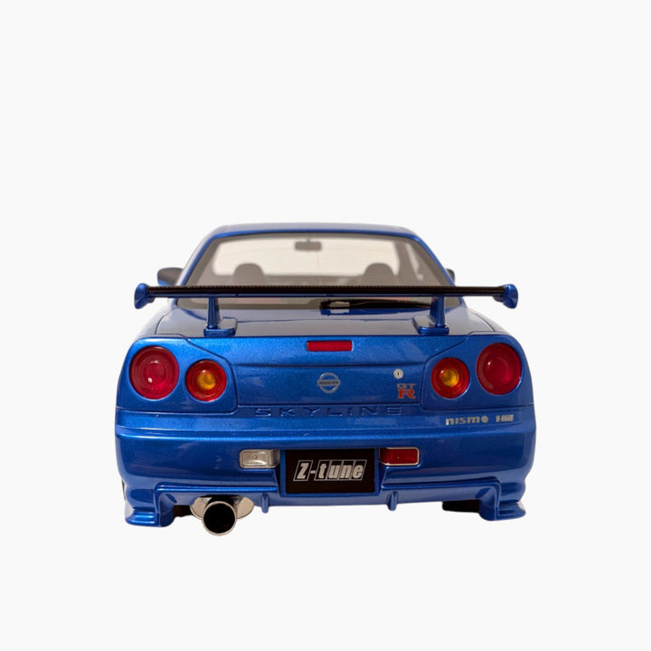 OttoMobile Nissan GT-R R34 Blue 1:12 Scale Model Car