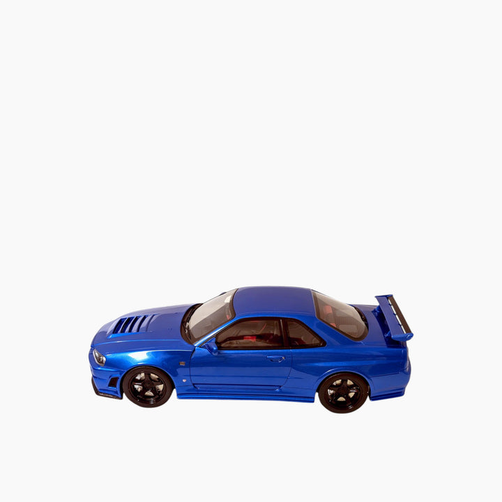OttoMobile Nissan GT-R R34 Blue 1:12 Scale Model Car