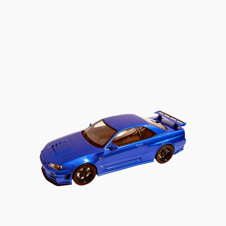 OttoMobile Nissan GT-R R34 Blue 1:12 Scale Model Car