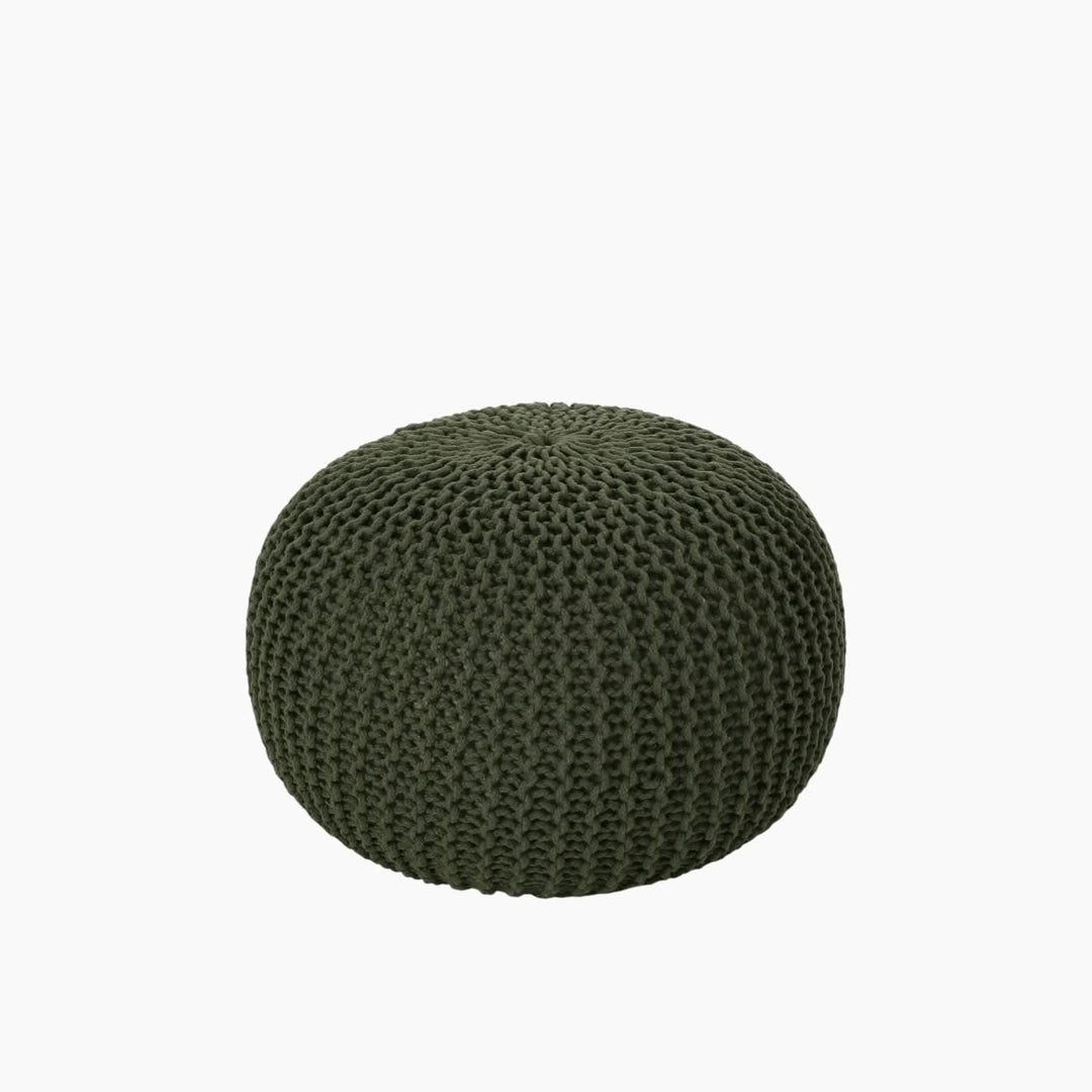 Noble House Round Pouf - HUNA