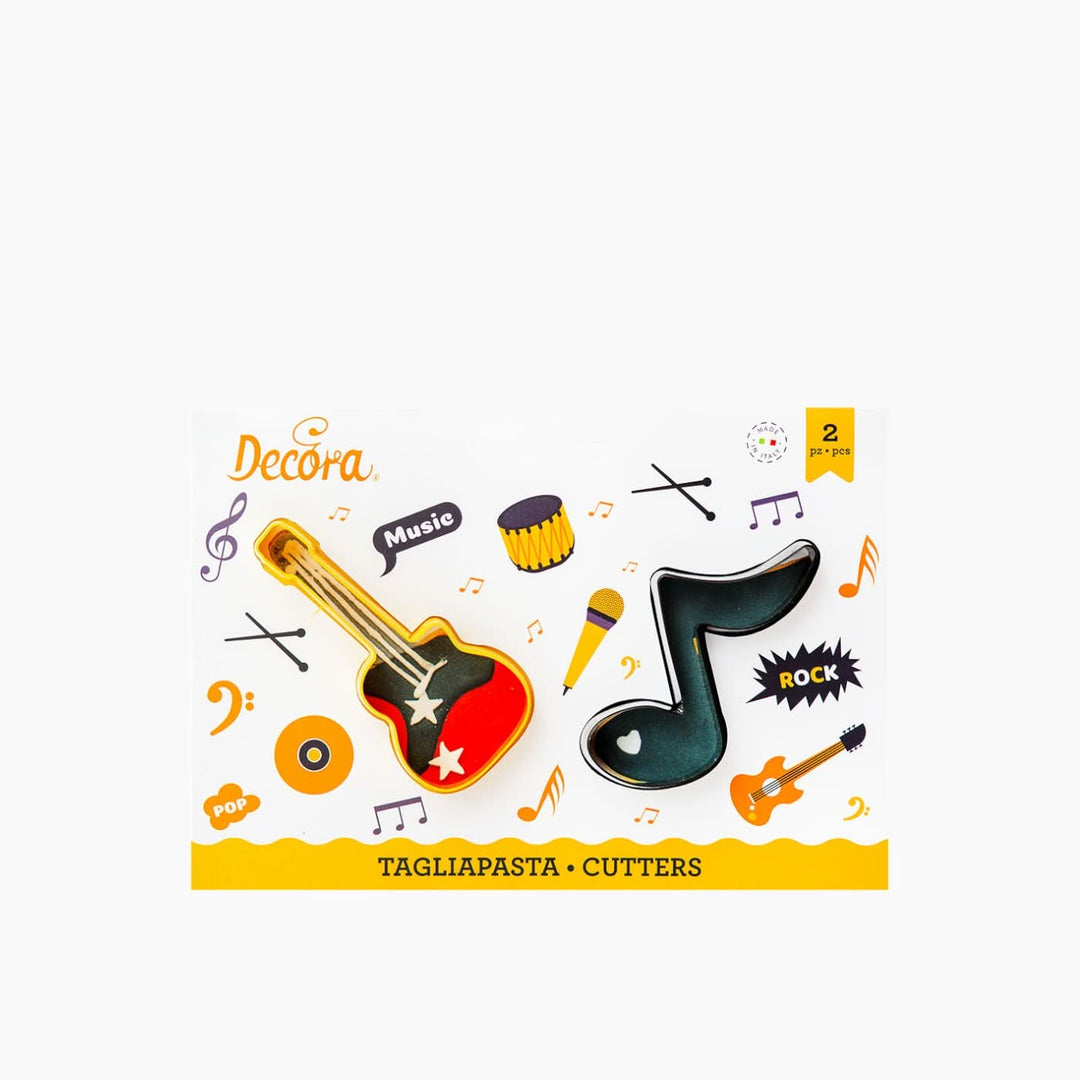 Decora Note and Guitar Cookie Cutters - HUNA