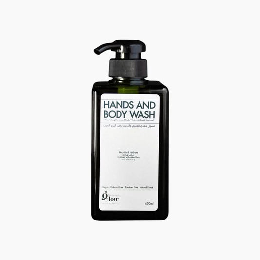 Natural Glow Nourishing Hand and Body Wash with Dead Sea Mud 450 mL