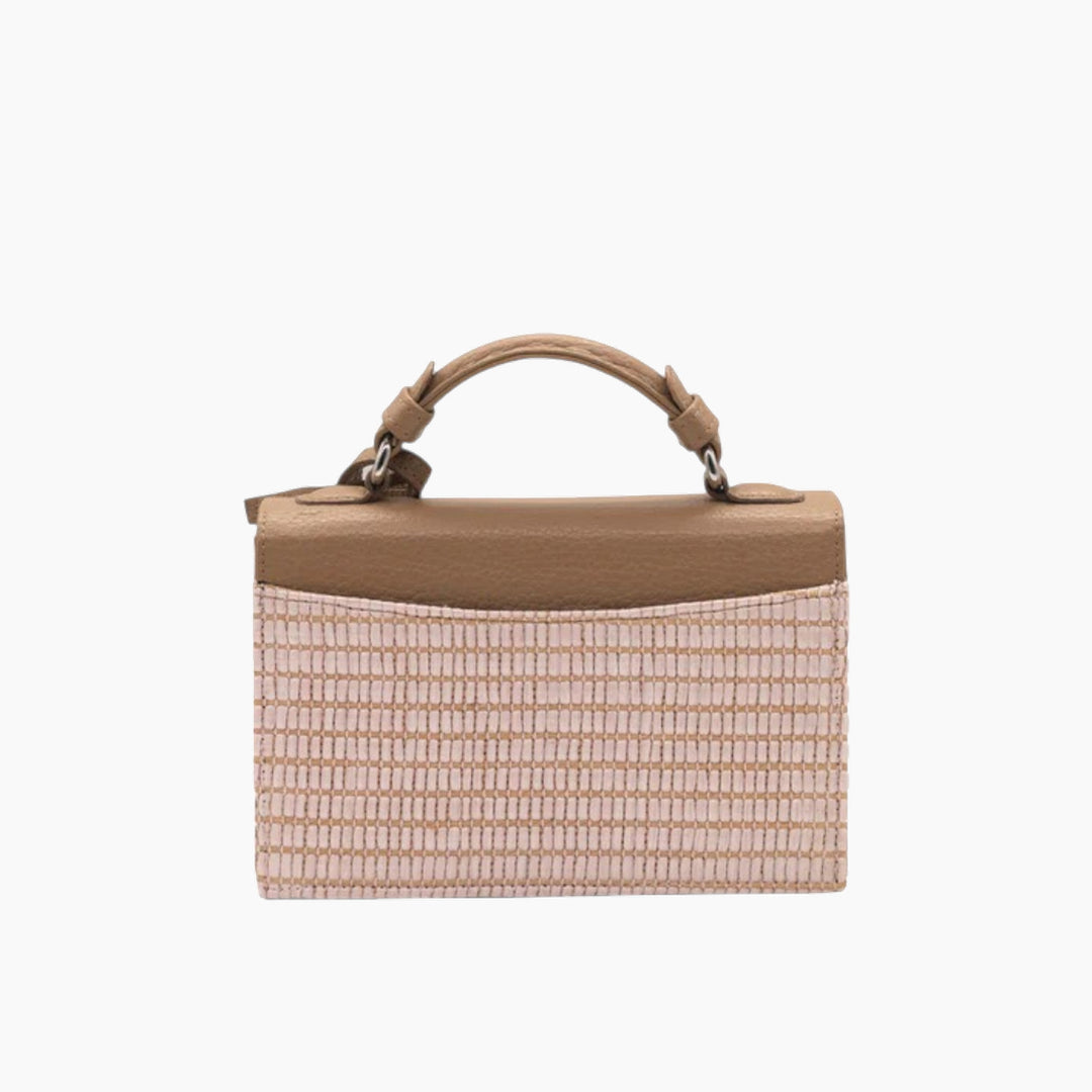 Farah Asmar Raffia Mini Cynthia Top Handle
