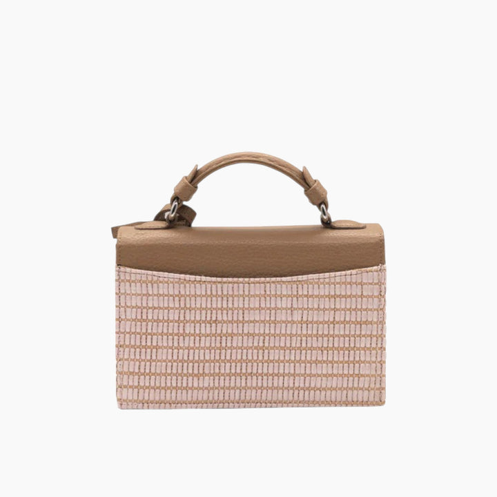 Farah Asmar Raffia Mini Cynthia Top Handle