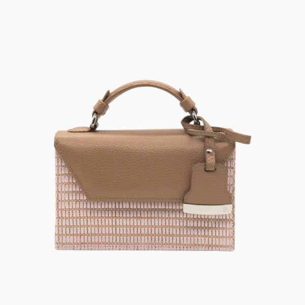Raffia Mini Cynthia Top Handle
