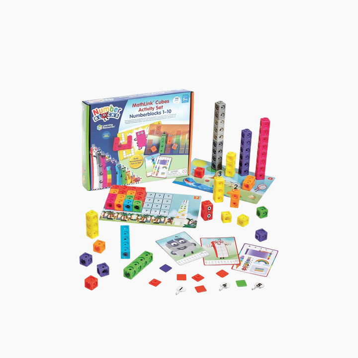 Numberblocks 1-10 Mathlink Cubes Activity Set