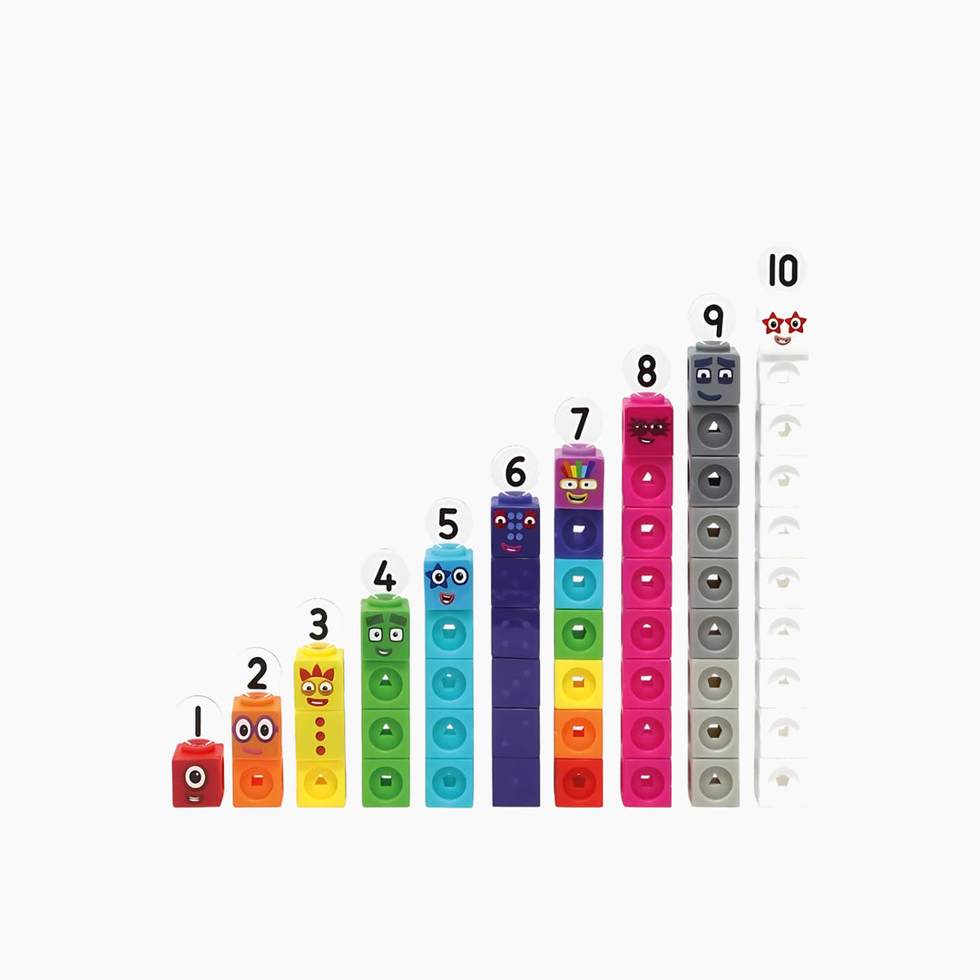 Numberblocks 1-10 Mathlink Cubes Activity Set