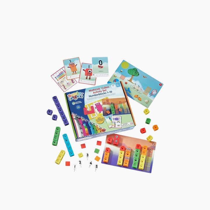 Numberblocks 1-10 Mathlink Cubes Activity Set