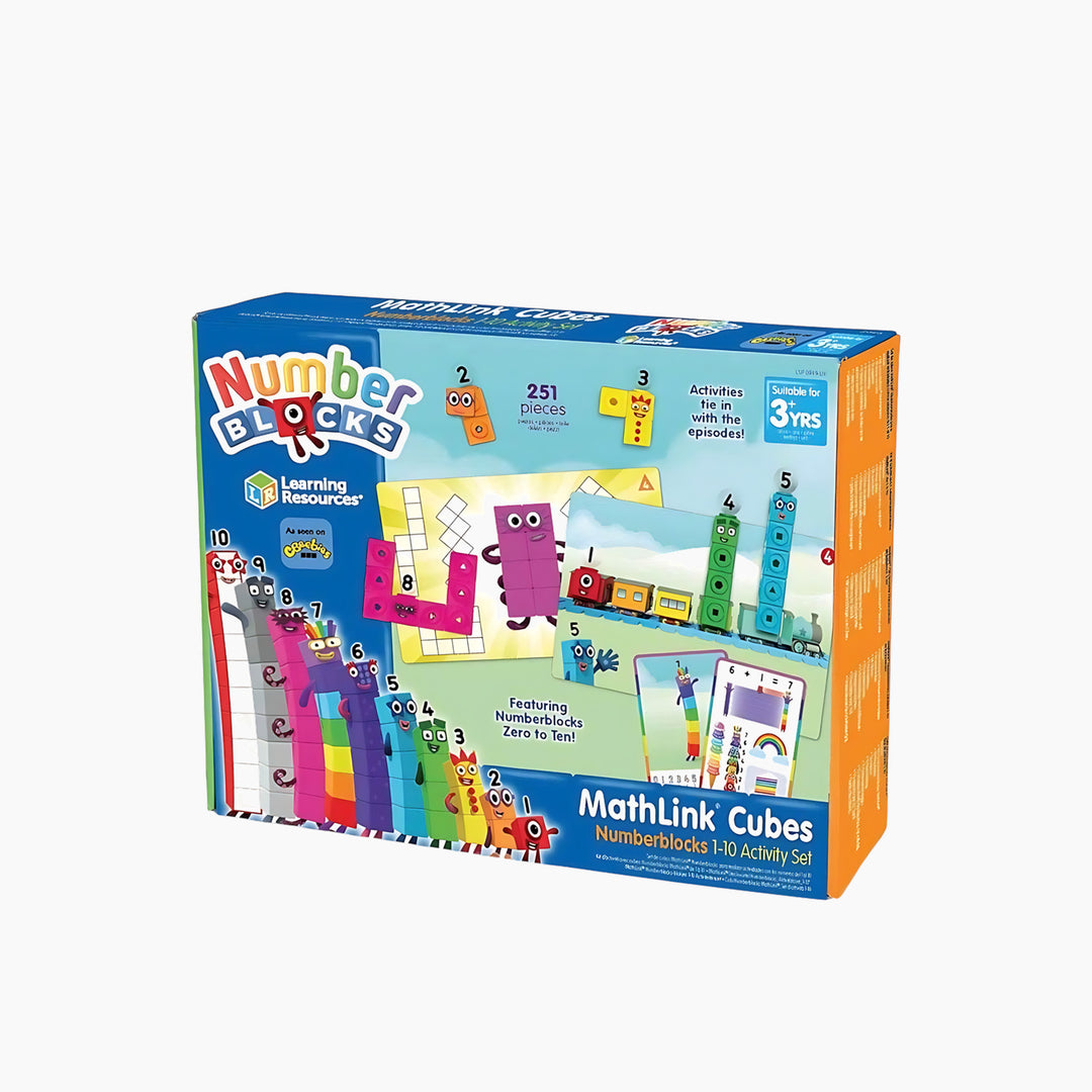 Numberblocks 1-10 Mathlink Cubes Activity Set