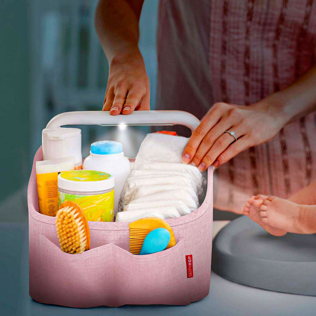 Skip Hop Nursery Style Light Up Diaper Caddy