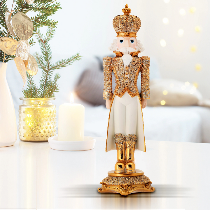 Regency International Nutcracker King Gold Poly - 45 Cm