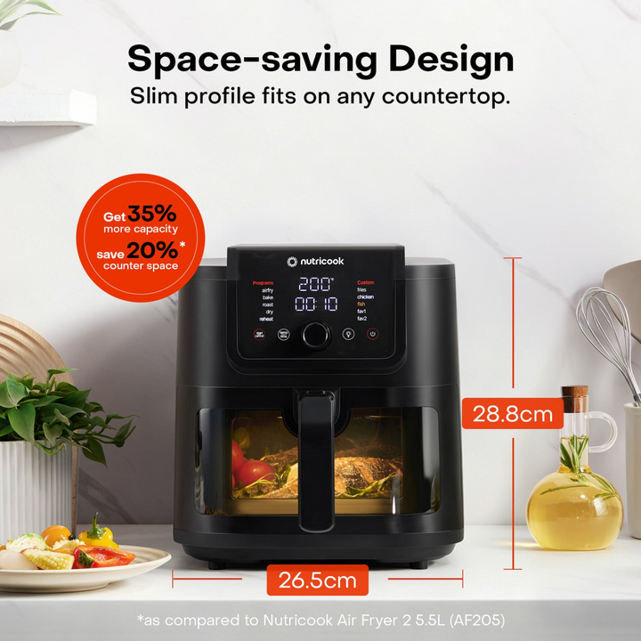 Nutricook Air Fryer Slim Xxl 3 - 8l