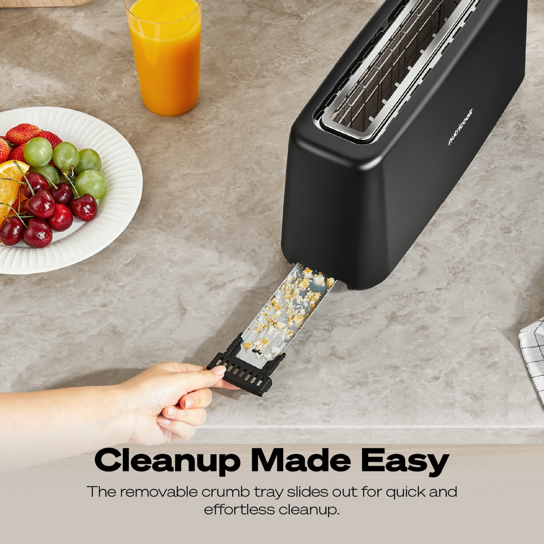 Nutricook Essentials Slim 2-Slice Toaster