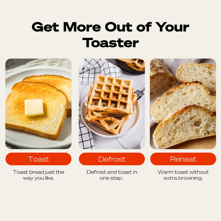 Nutricook Essentials Slim 2-Slice Toaster