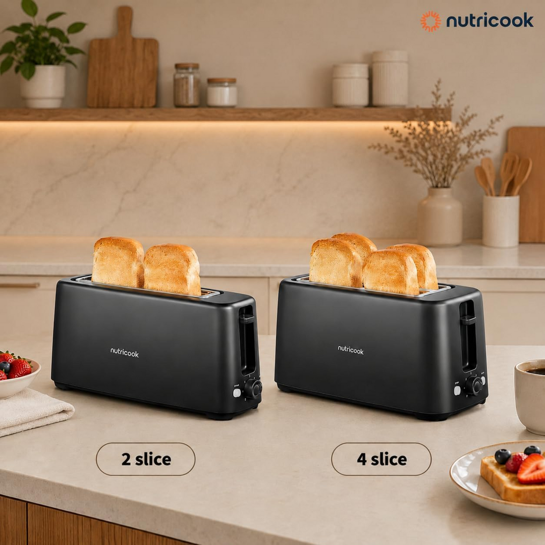 Nutricook Essentials Slim 4-slice Toaster