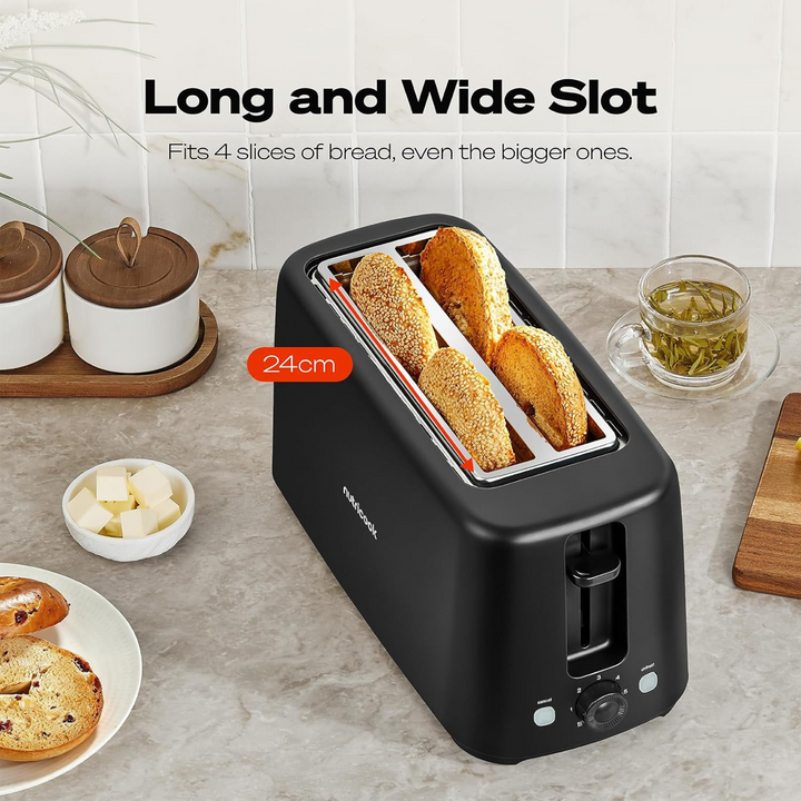 Nutricook Essentials Slim 4-slice Toaster