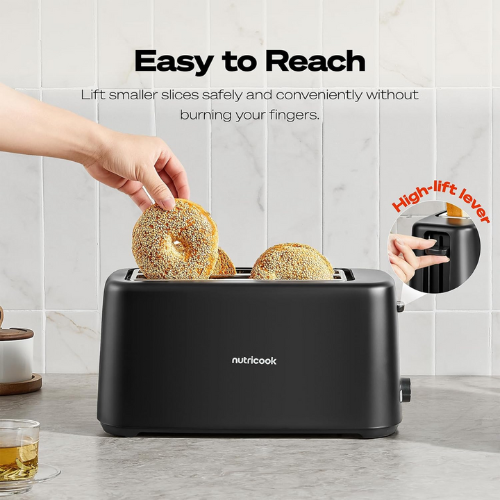 Nutricook Essentials Slim 4-slice Toaster