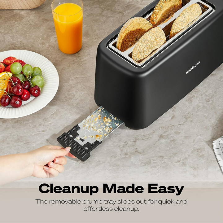 Nutricook Essentials Slim 4-slice Toaster