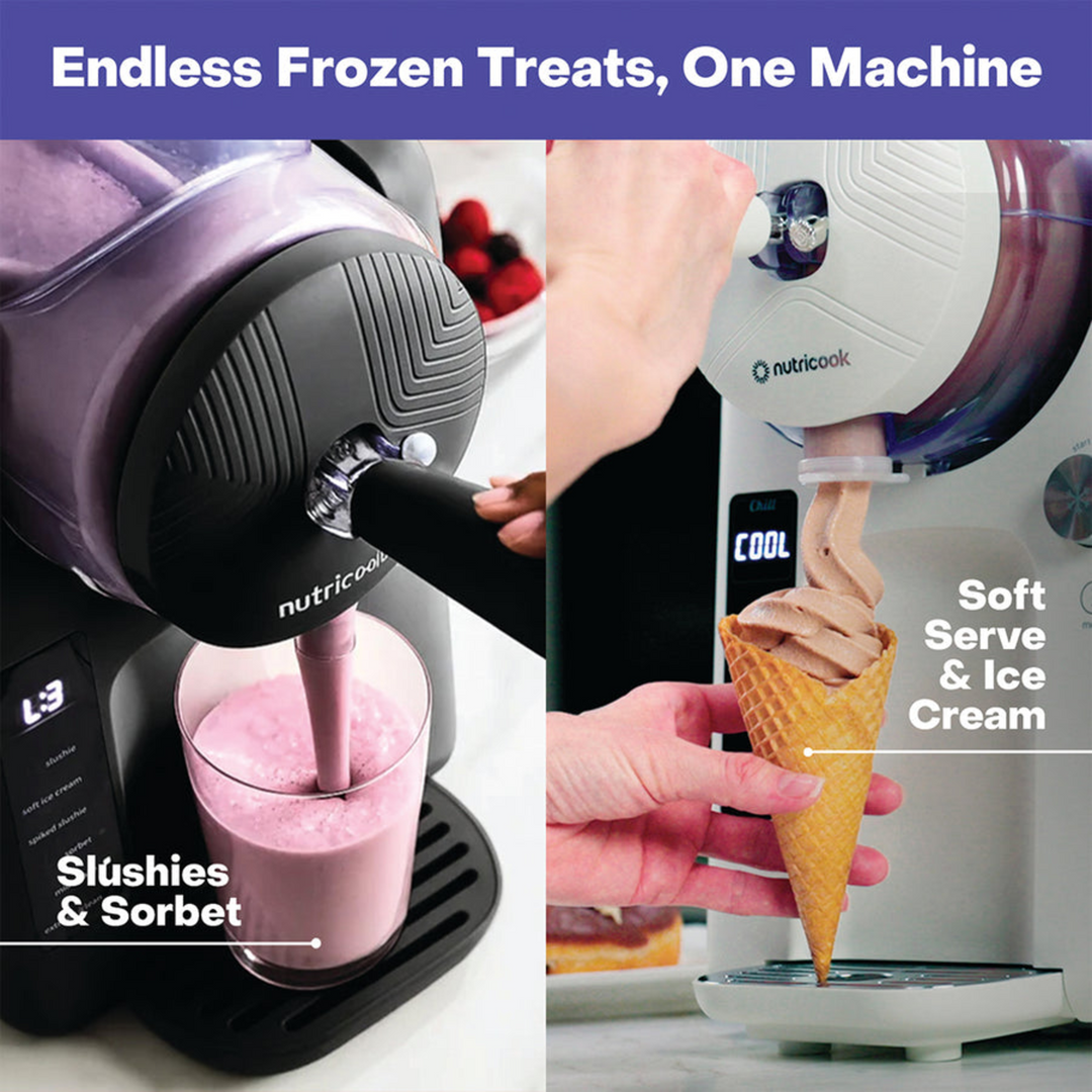 Nutricook Frost - Ice Cream Maker, Slushie, Sorbet &amp; Milkshake