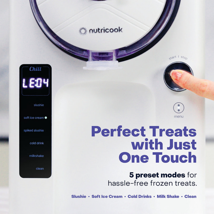 Nutricook Frost - Ice Cream Maker, Slushie, Sorbet &amp; Milkshake