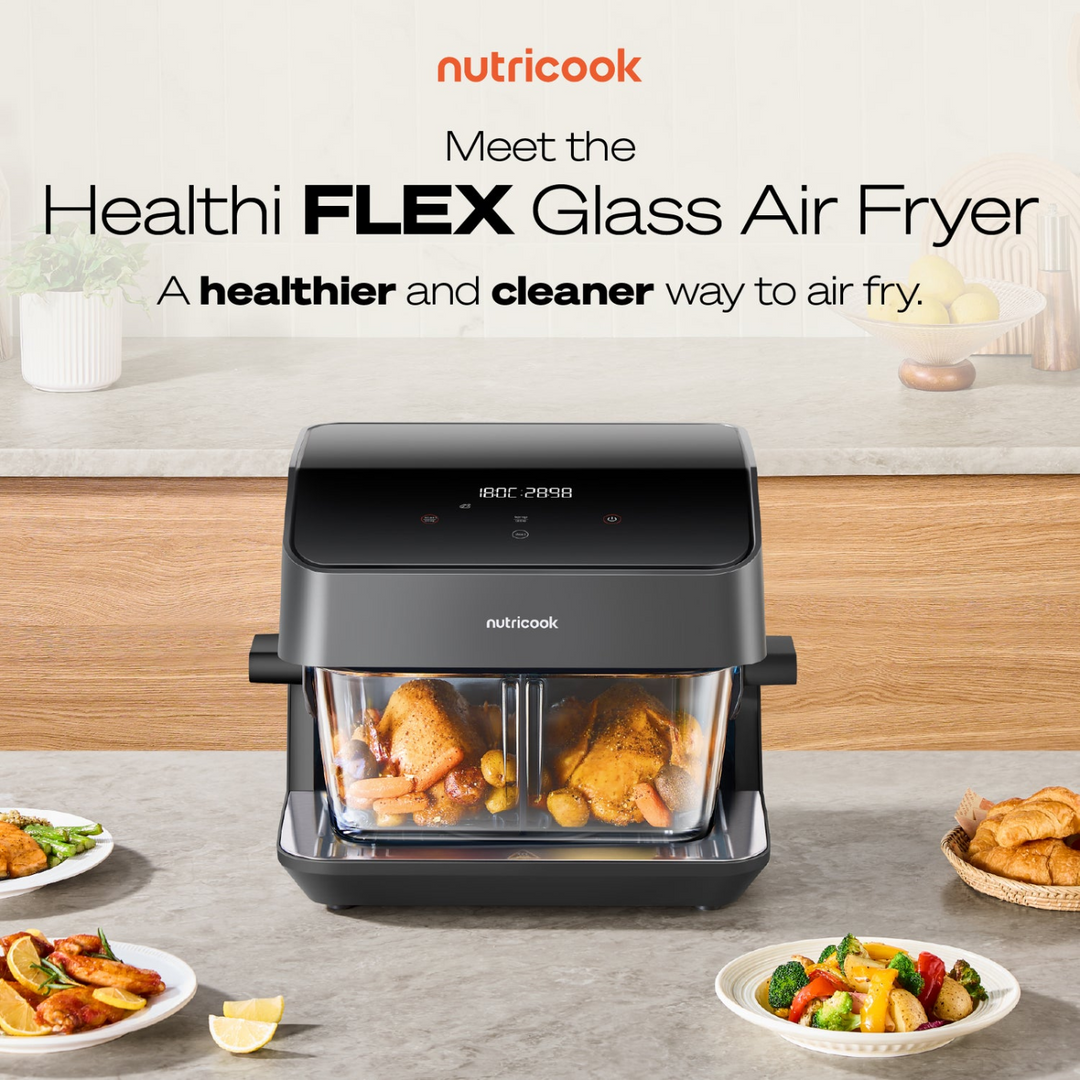 Nutricook Healthi Flex Glass Air Fryer 7.6l