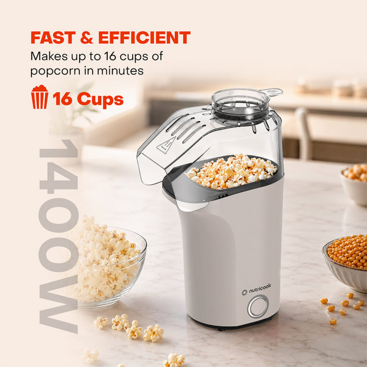 Nutricook Popcorn Maker- Beige
