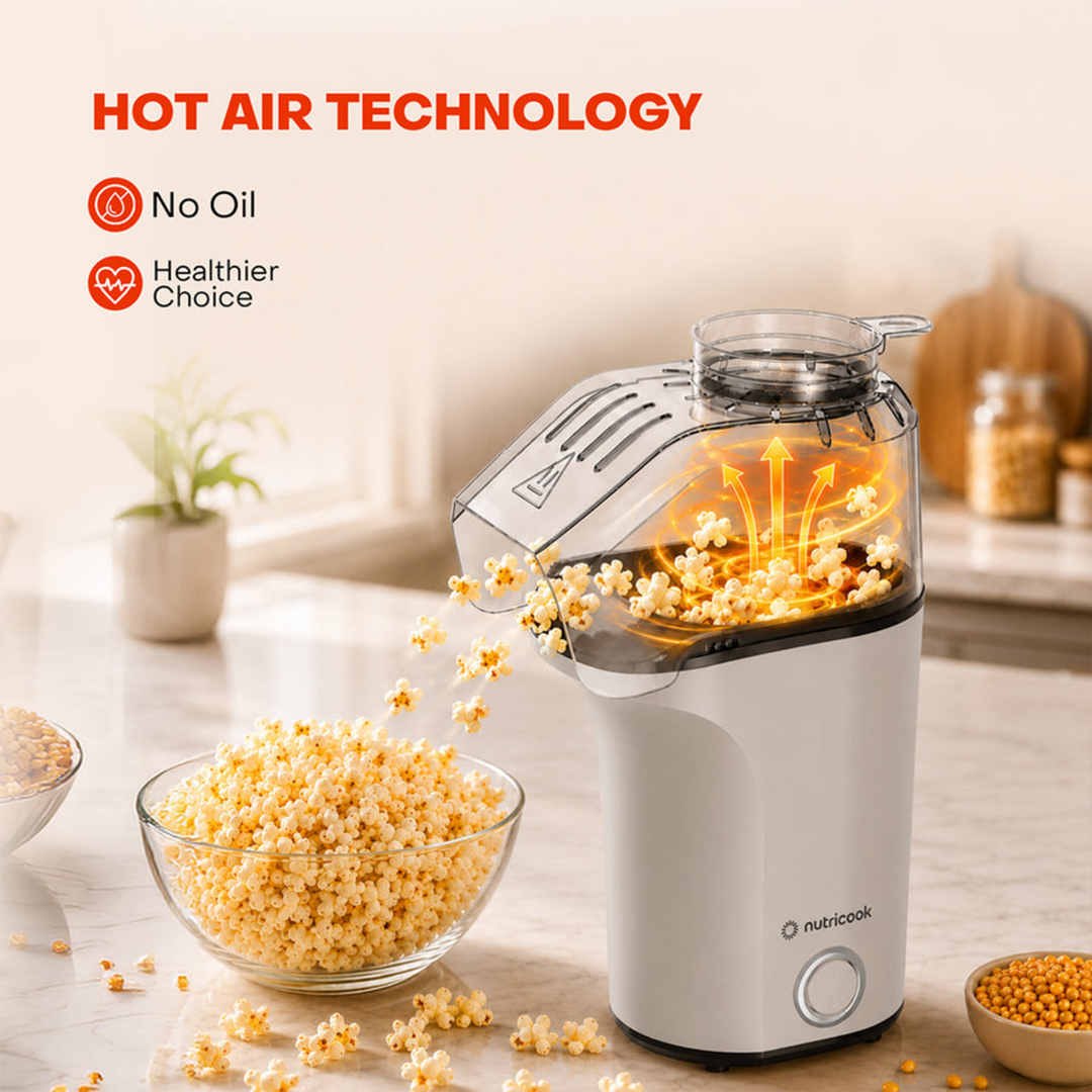Nutricook Popcorn Maker- Beige