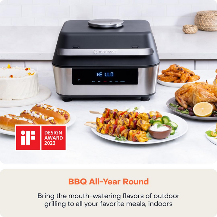 Nutricook Smart Indoor Grill &amp; Air Fryer