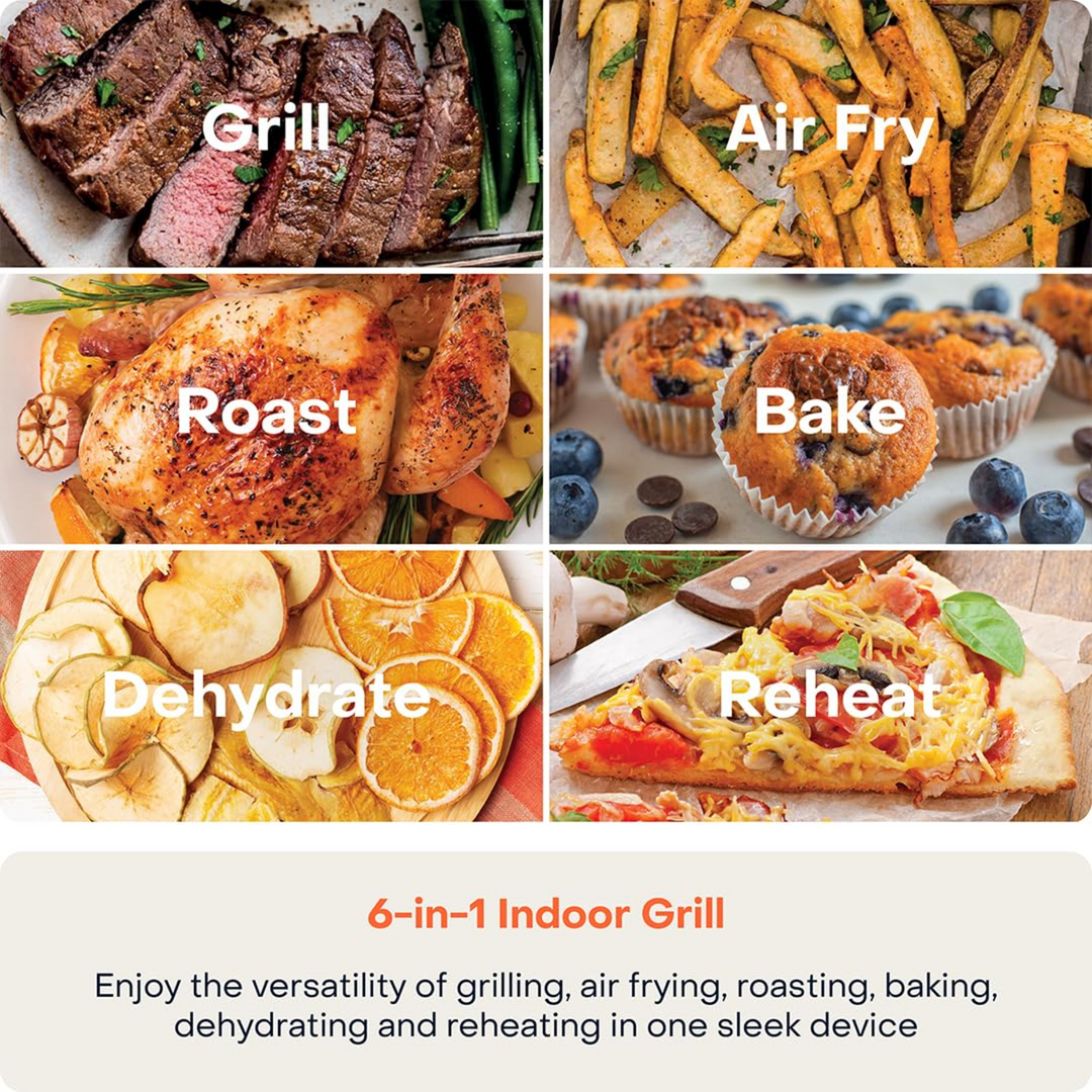 Nutricook Smart Indoor Grill &amp; Air Fryer