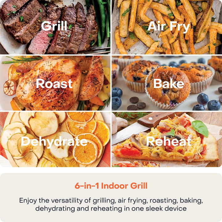 Nutricook Smart Indoor Grill &amp; Air Fryer