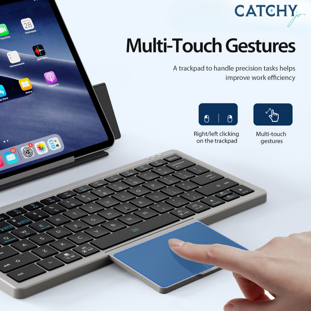 OK Series Universal Bluetooth Keyboard With Cover &amp; Stand