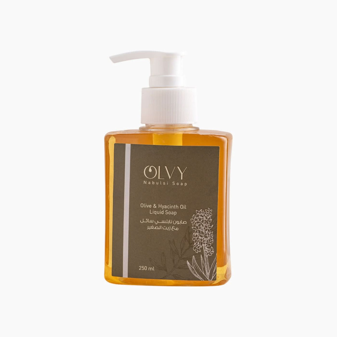 OLVY Nabulsi Soap Olive &amp; Hyacinth Oil Liquid Soap
