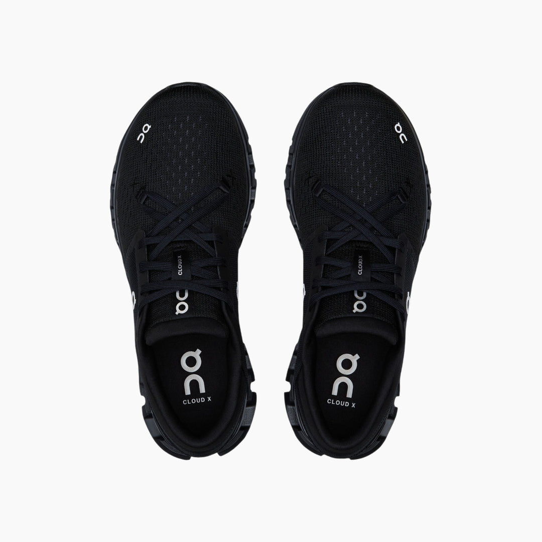 On Cloud X 4 Shoes - Black/Eclipse