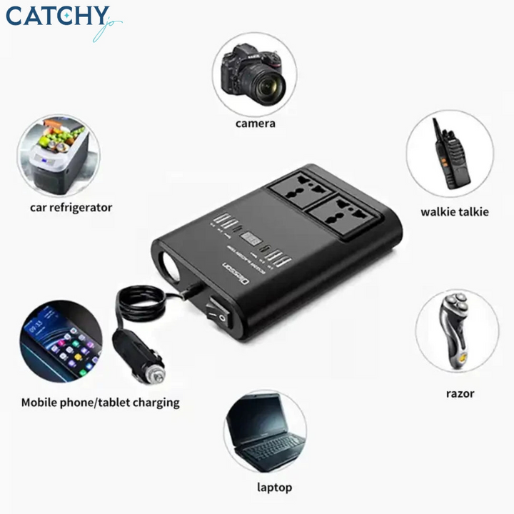 Olesson Car Charger Power Inverter (150W)