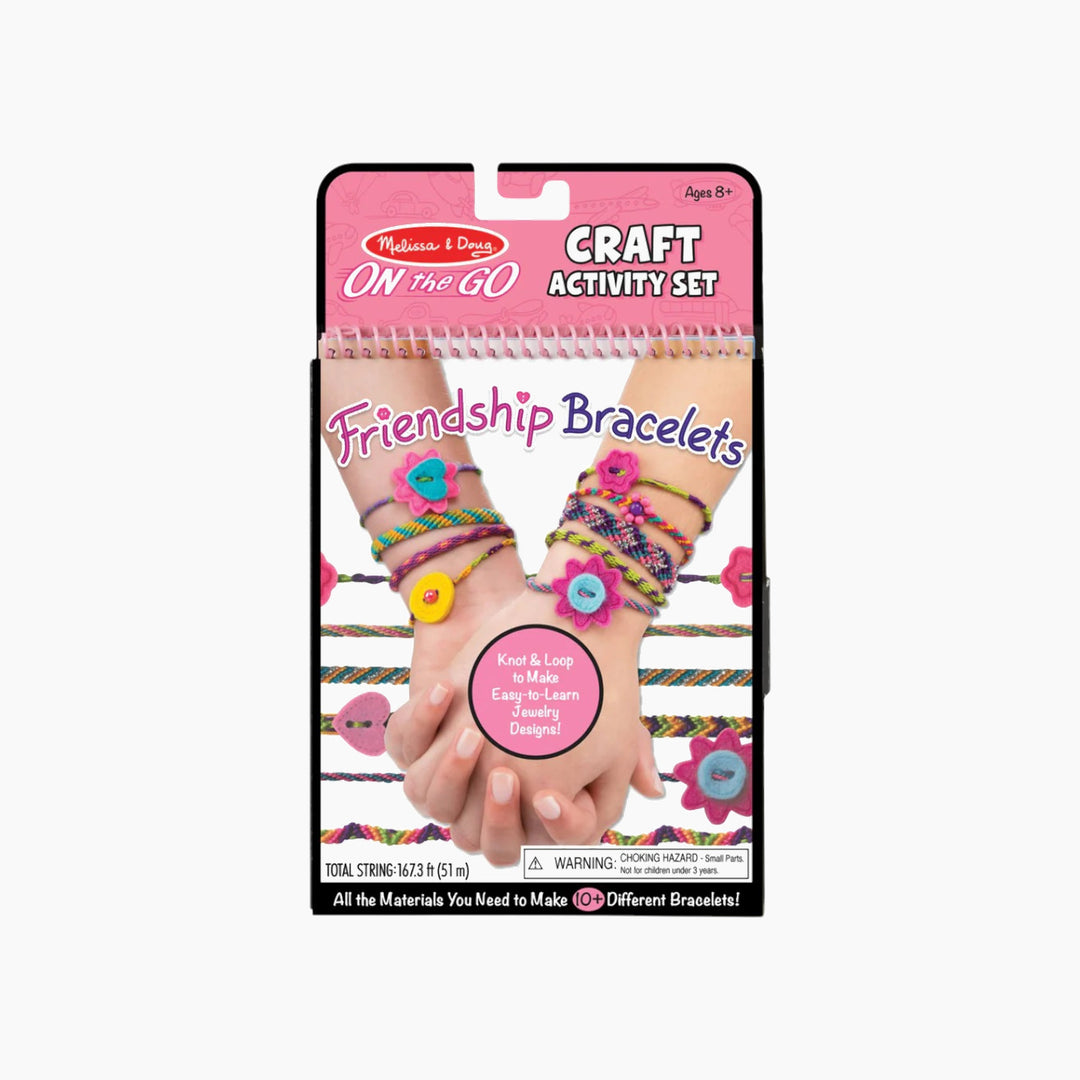 Melissa &amp; Doug Felt Friends craft kit with assorted felt shapes and embroidery materials.
