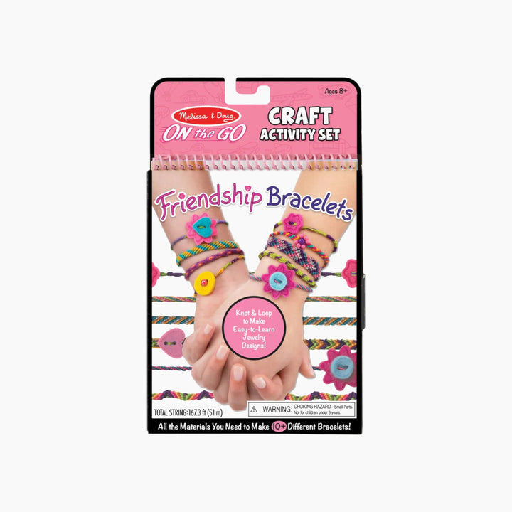 Melissa &amp; Doug Felt Friends craft kit with assorted felt shapes and embroidery materials.