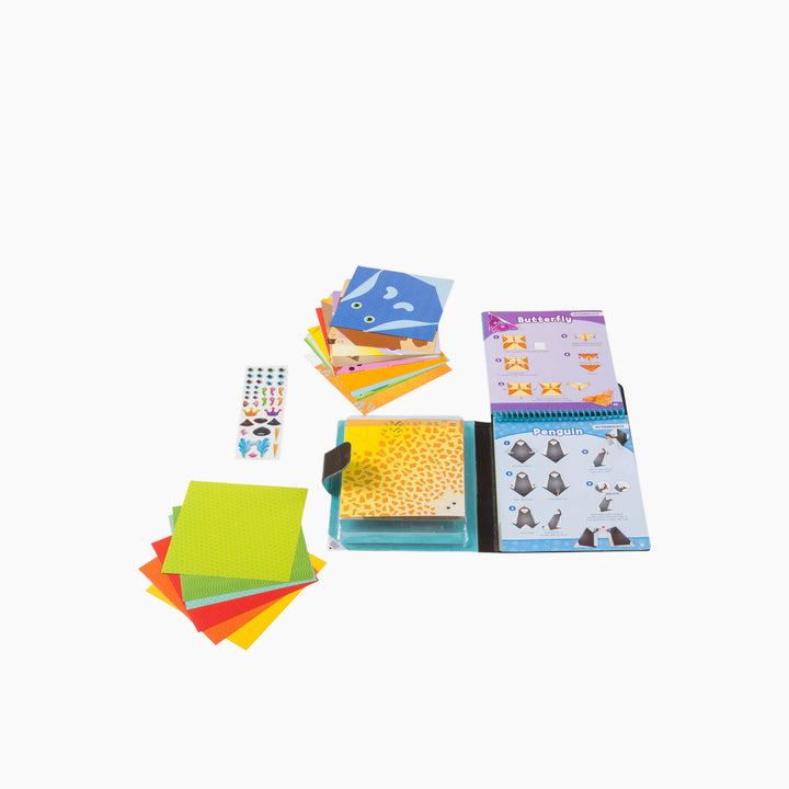 Melissa &amp; Doug Felt Friends craft kit with assorted felt shapes and embroidery materials.