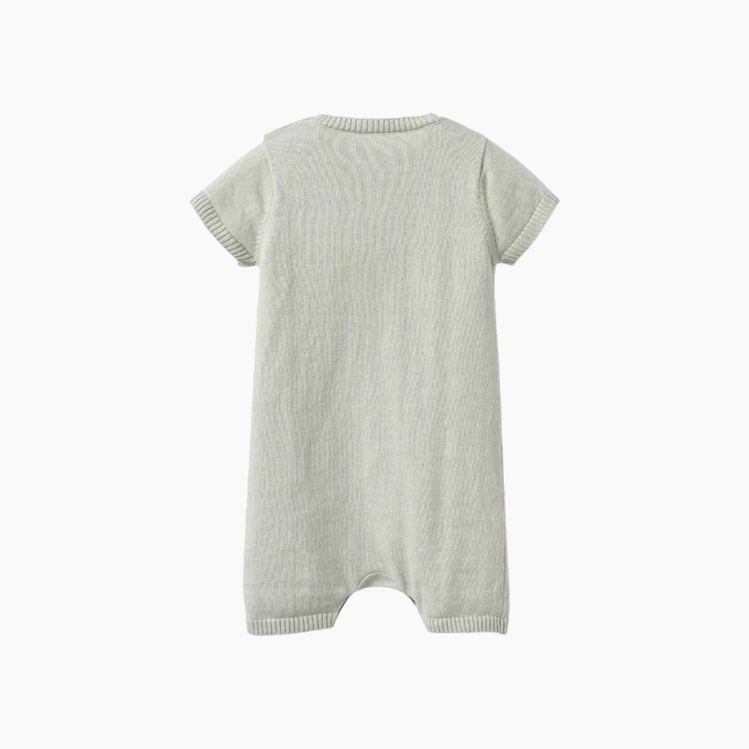 Elegant Baby On The Farm Knit Shortall Romper