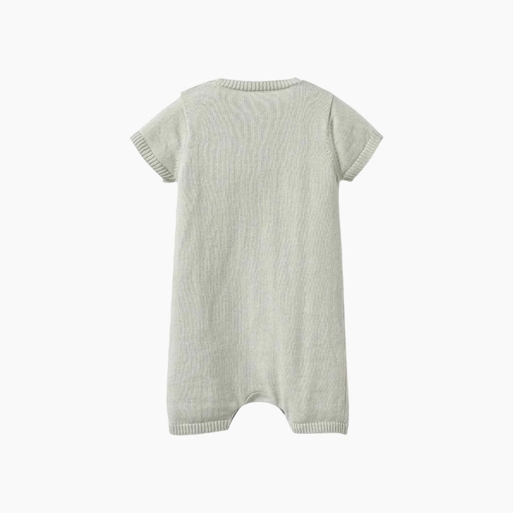 Elegant Baby On The Farm Knit Shortall Romper