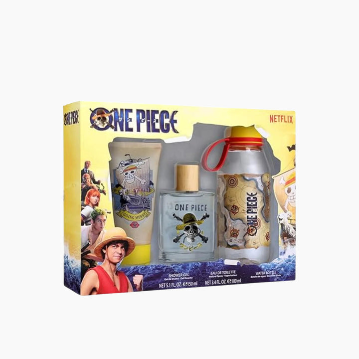 Air-Val One Piece EDT 100Ml + Shower Gel 150Ml + Botella Agua Gift Set For Kids