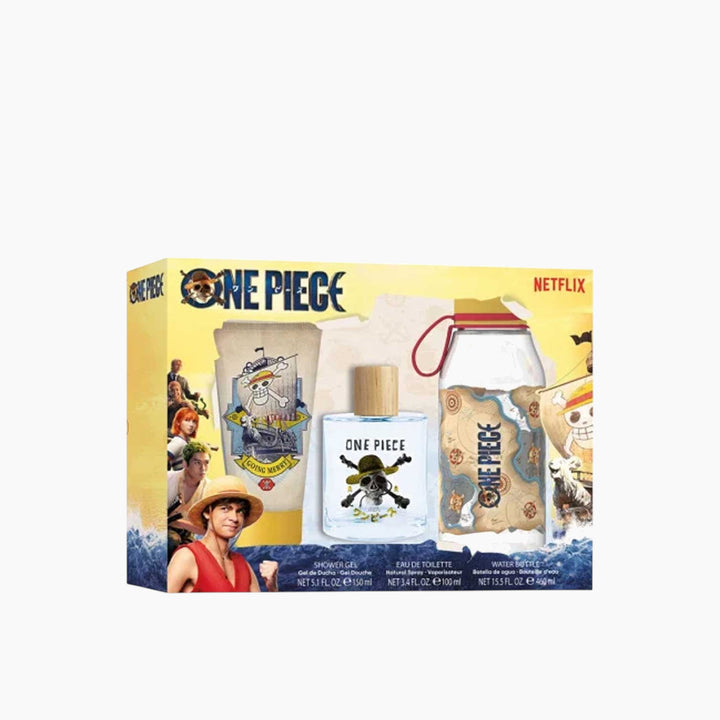 Air-Val One Piece EDT 100Ml + Shower Gel 150Ml + Botella Agua Gift Set For Kids