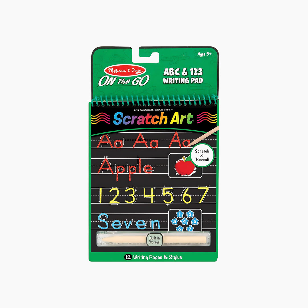 Melissa &amp; Doug On the Go Scratch Art Writing Pad - HUNA