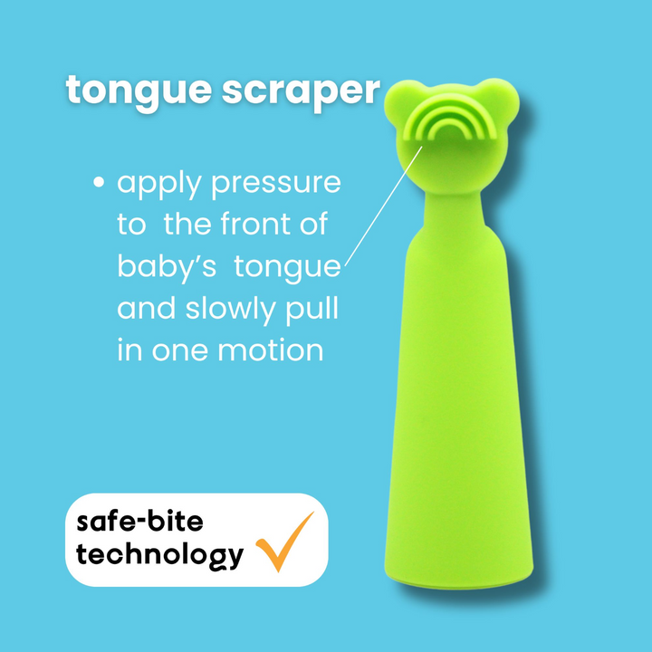 Oogiebear Finger Brush &amp; Tongue Scraper - 2 Pcs