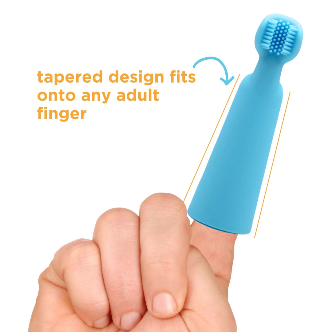 Oogiebear Finger Brush &amp; Tongue Scraper - 2 Pcs