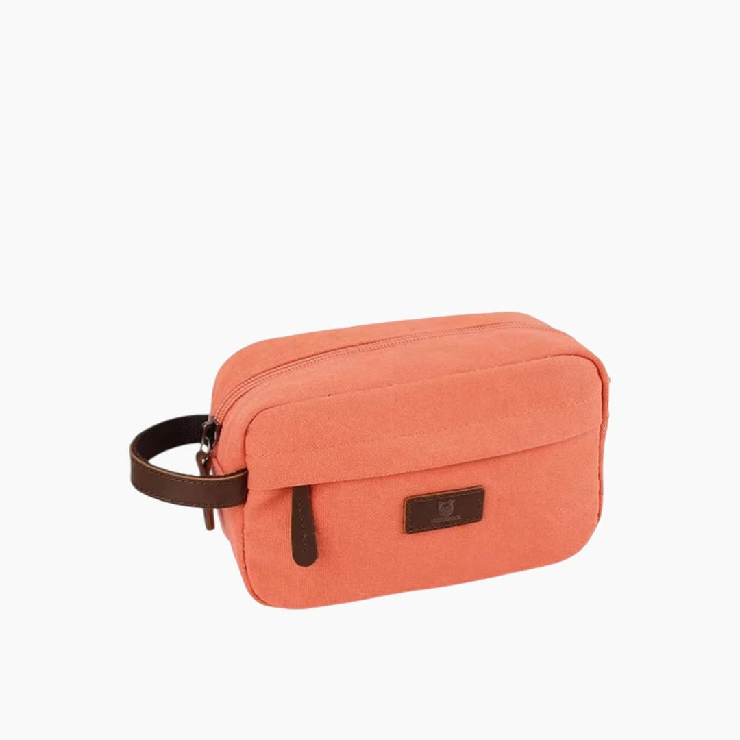 Leopardous Canvas Pouch