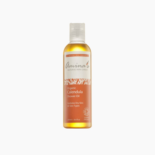 Amina's Organic Calendula Shower Oil 250 mL