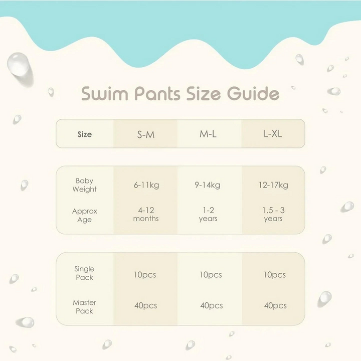 PureBorn Organic Swim Pants, size 12-18 months